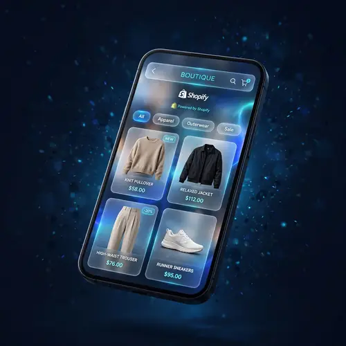 Shopify mobile online store